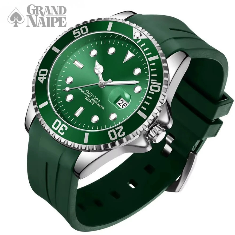 Relógio Masculino Grand Naipe – Sub Date Verde