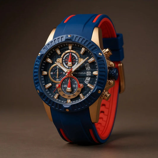 Relógio Cronógrafo Grand Naipe – Focus Blue