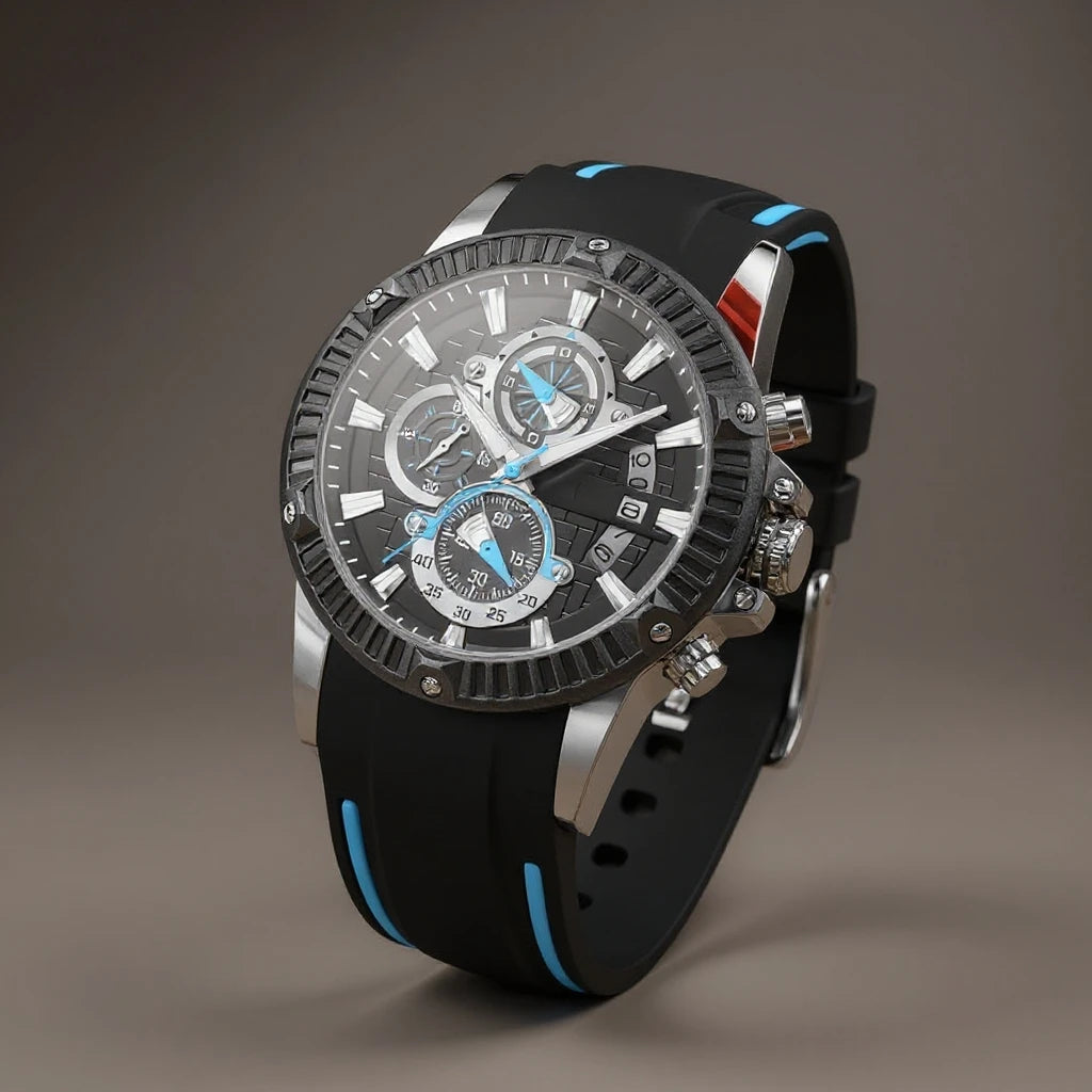 Relógio Cronógrafo Grand Naipe – Focus Black