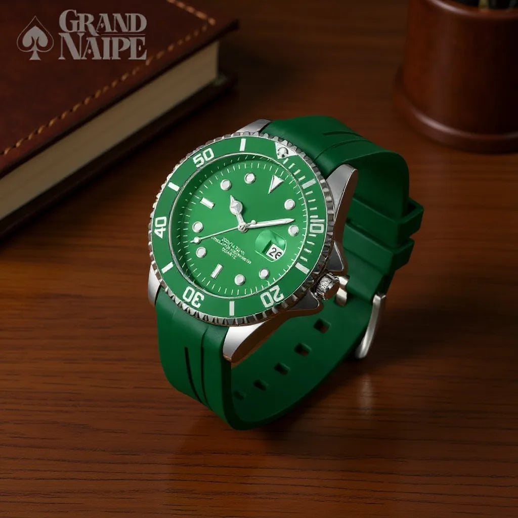 Relógio Masculino Grand Naipe – Sub Date Verde