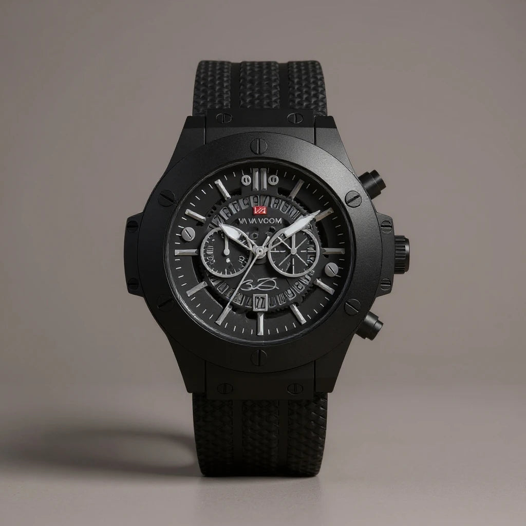 Relógio Masculino Preto Grand Naipe - Eclipse do Poder