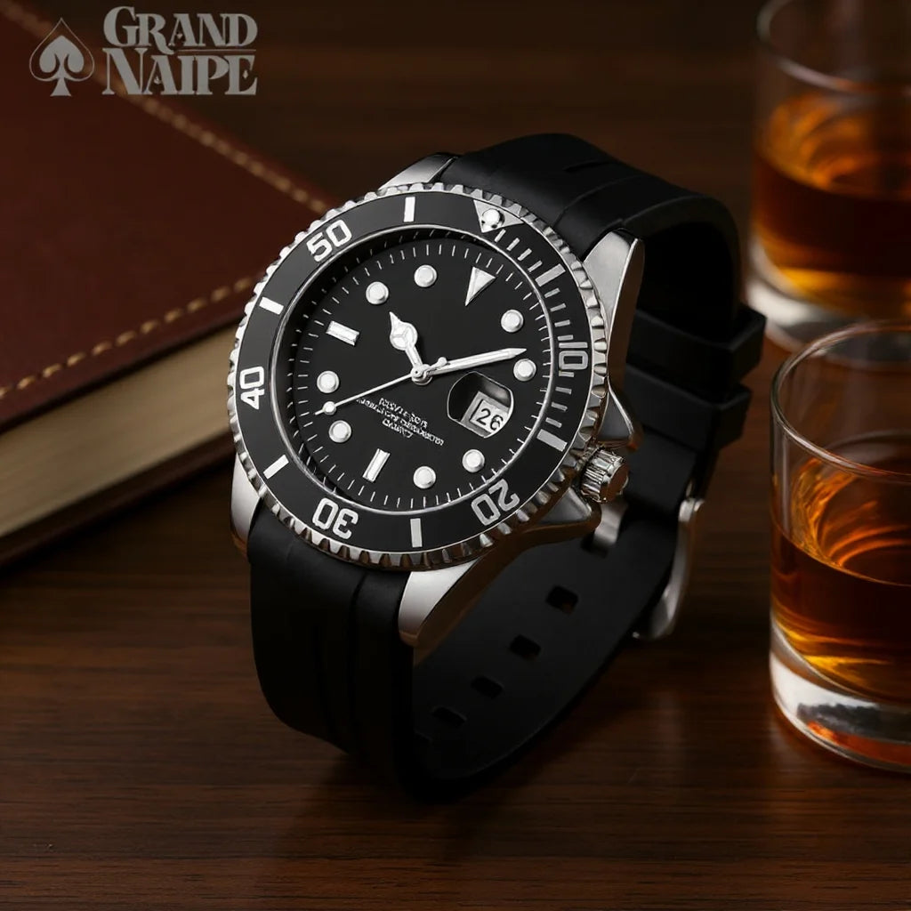 Relógio Masculino Grand Naipe – Sub Date Preto