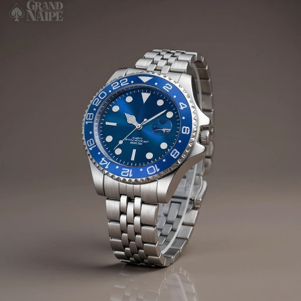 Relógio Masculino Grand Naipe – Date Azul