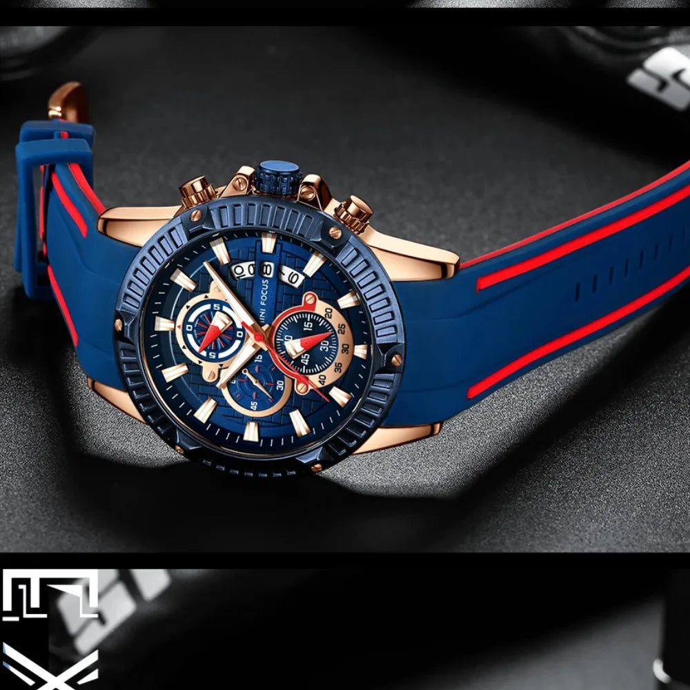 Relógio Cronógrafo Grand Naipe – Focus Blue