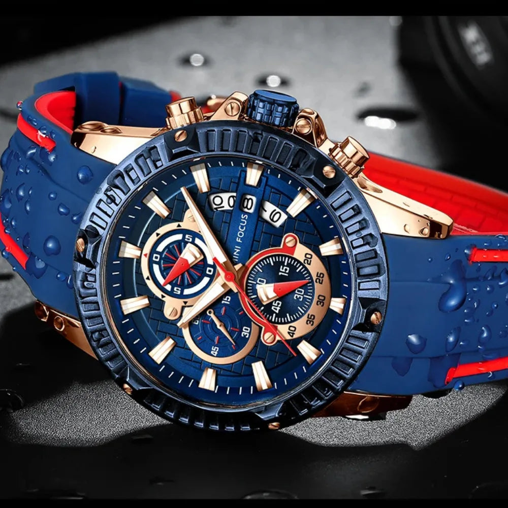 Relógio Cronógrafo Grand Naipe – Focus Blue