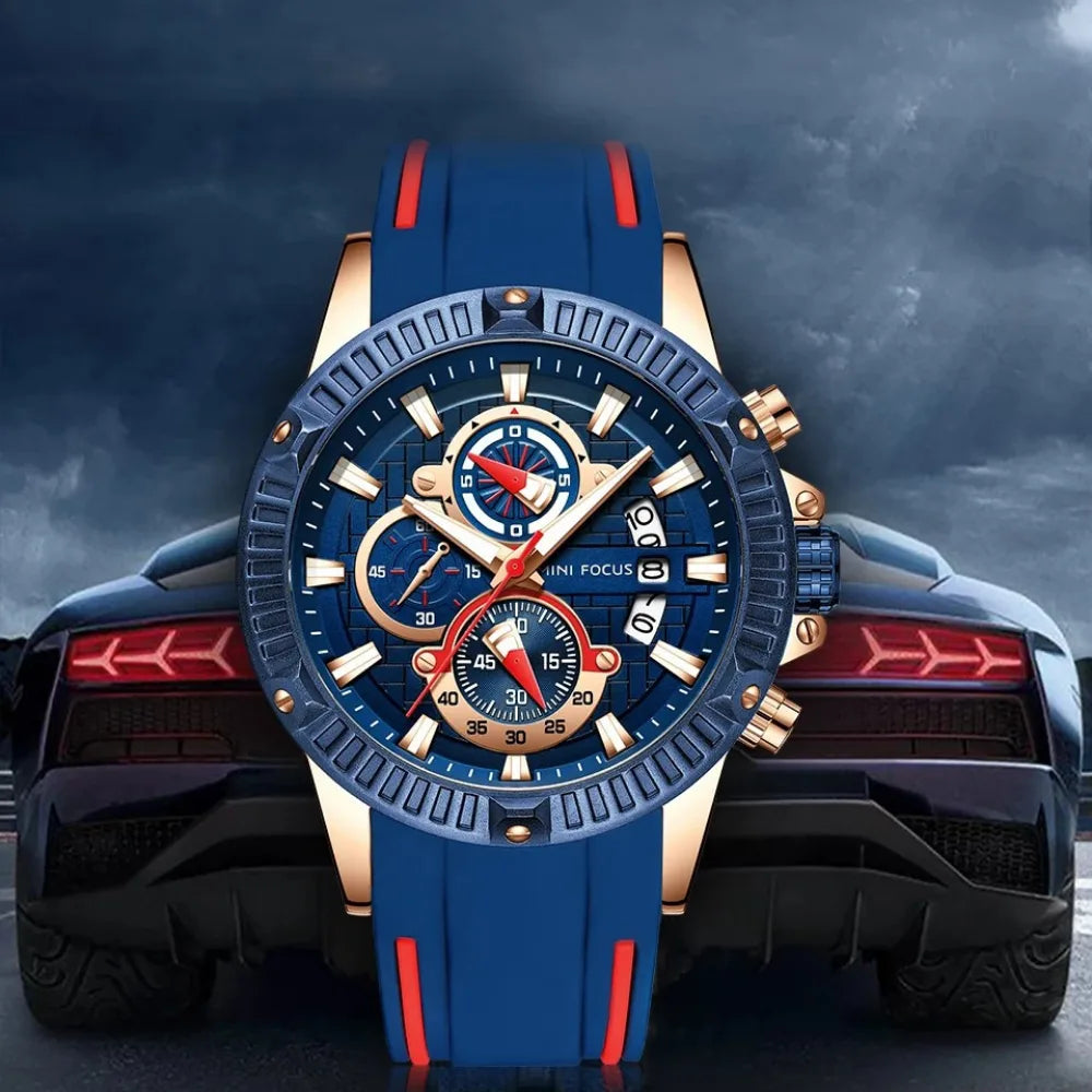 Relógio Cronógrafo Grand Naipe – Focus Blue