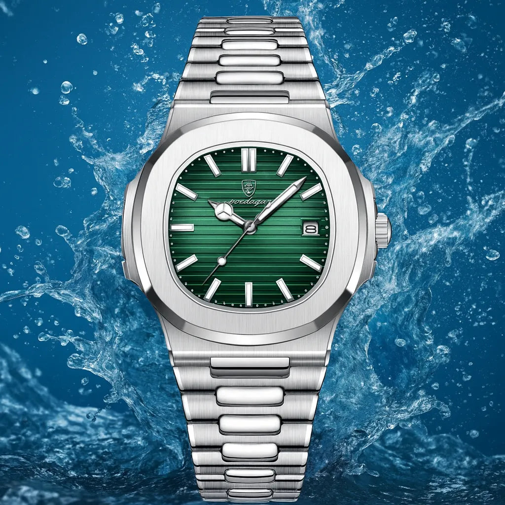 Relógio Quartzo Verde Nauti Lux