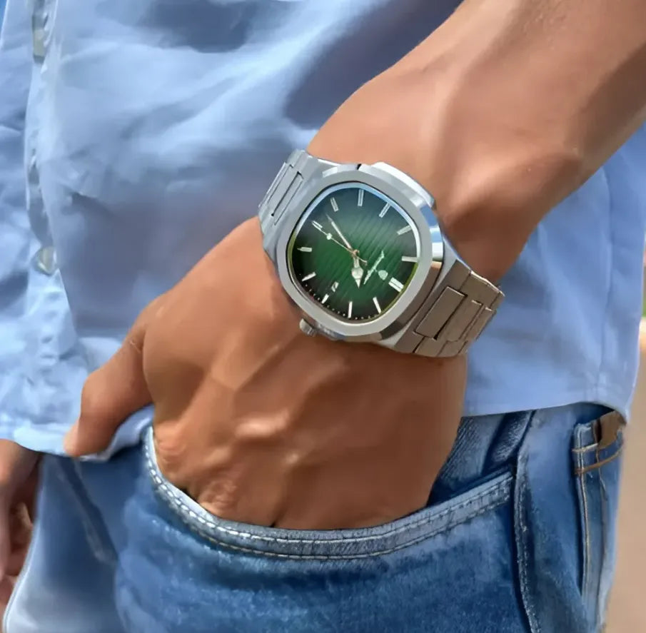 Relógio Quartzo Verde Nauti Lux