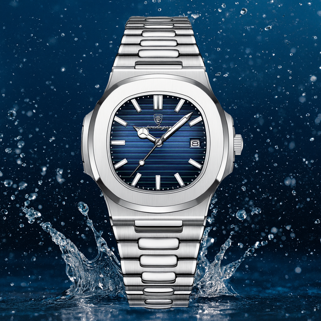 Relógio Quartzo Azul  Nauti Lux