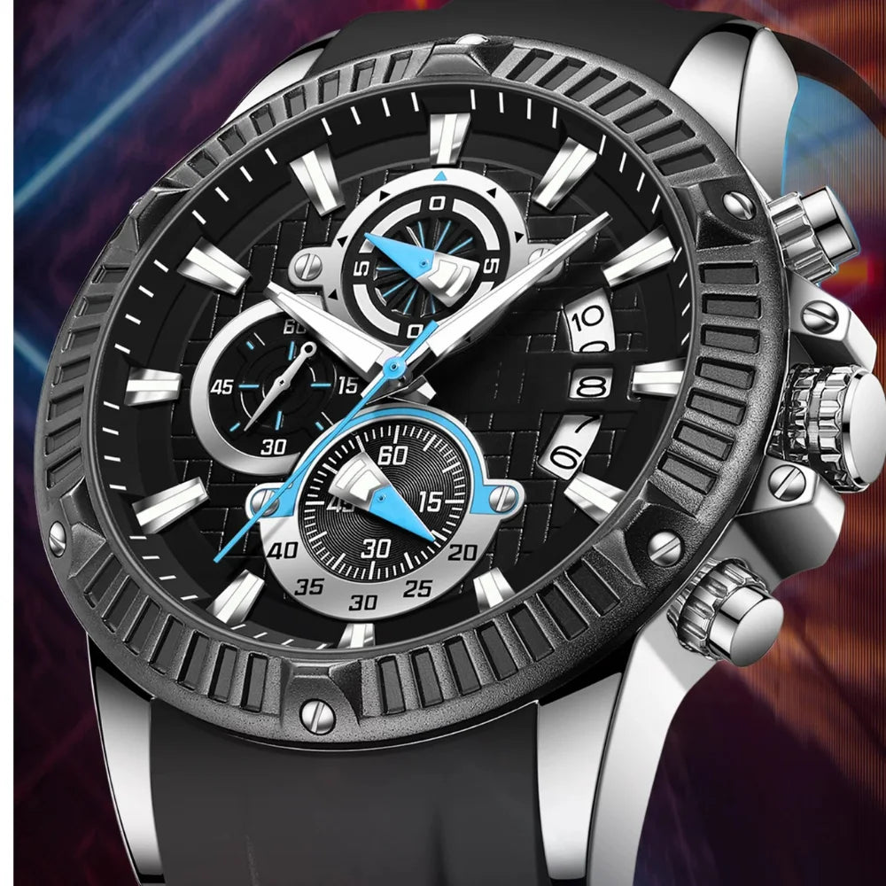 Relógio Cronógrafo Grand Naipe – Focus Black