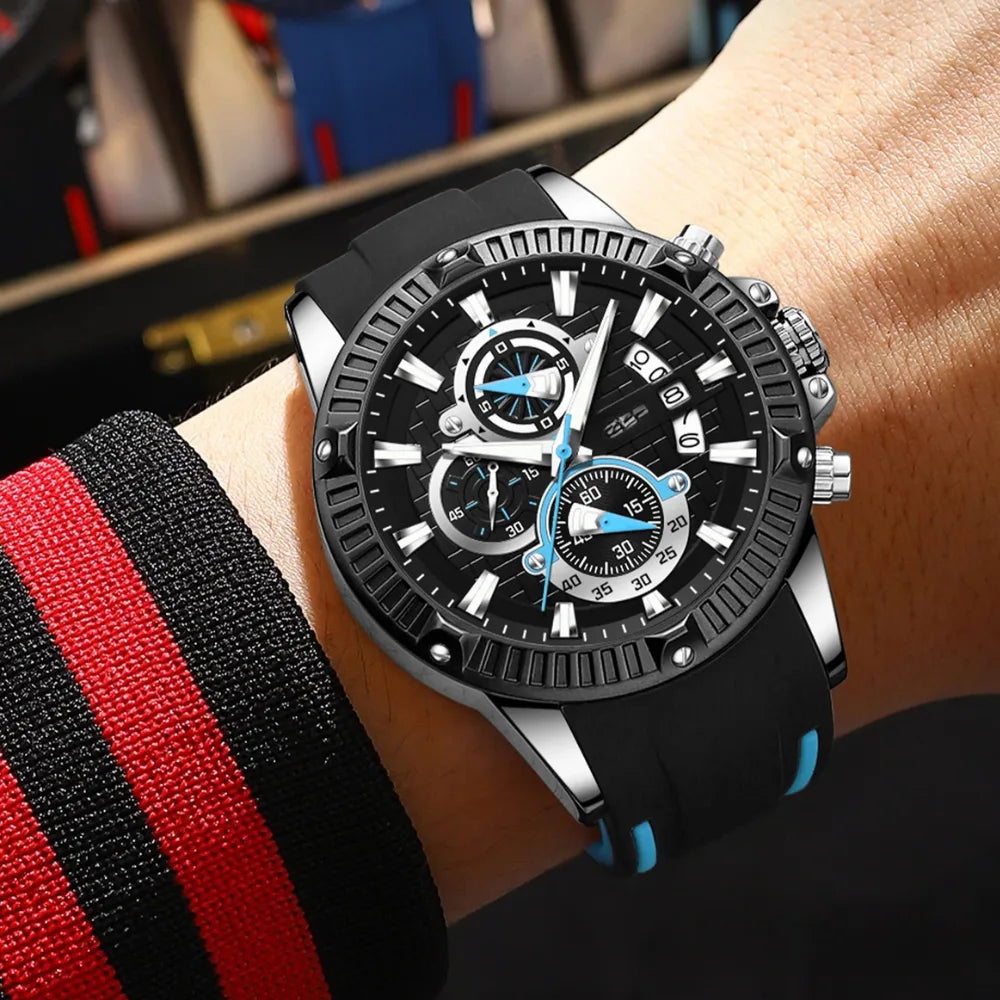 Relógio Cronógrafo Grand Naipe – Focus Black