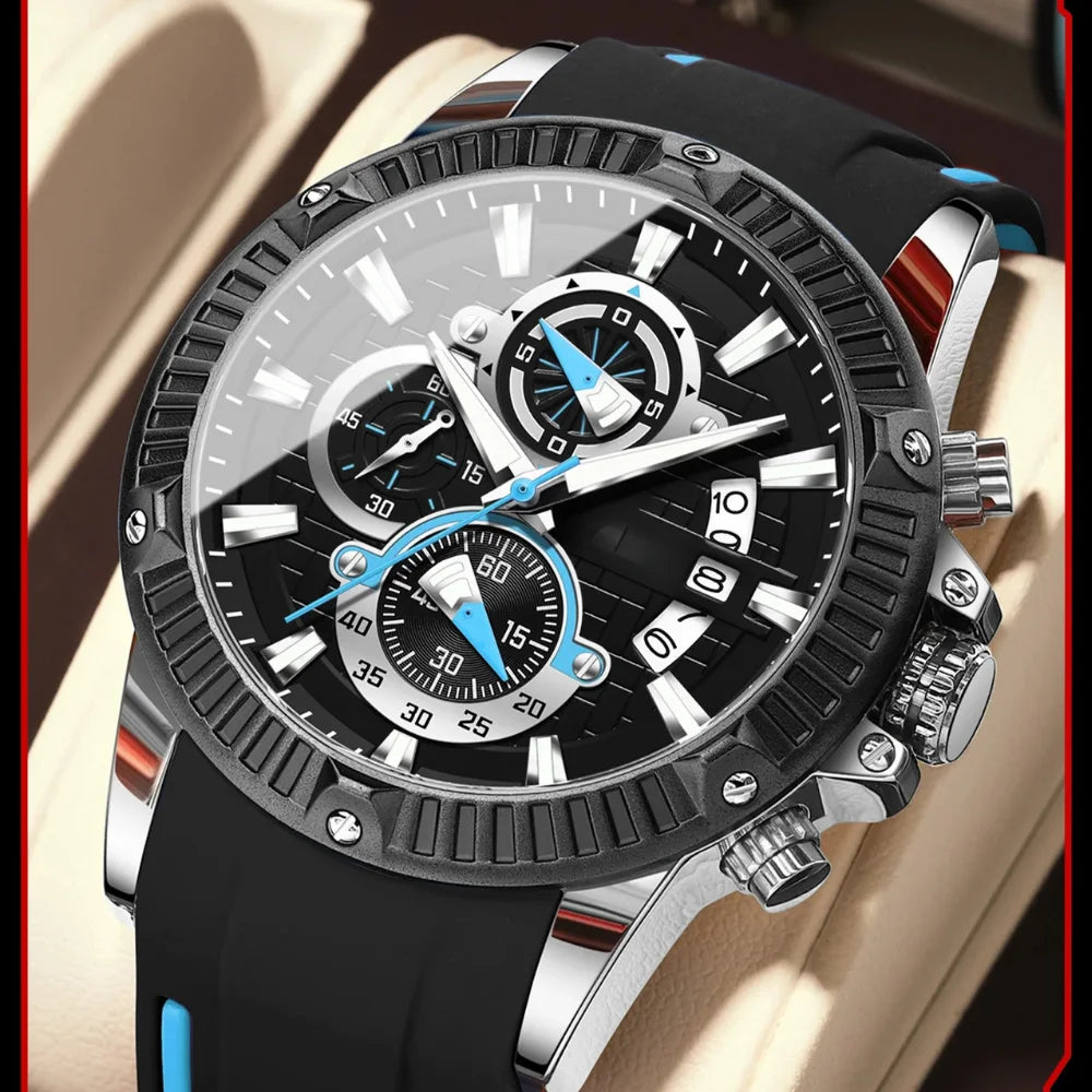 Relógio Cronógrafo Grand Naipe – Focus Black