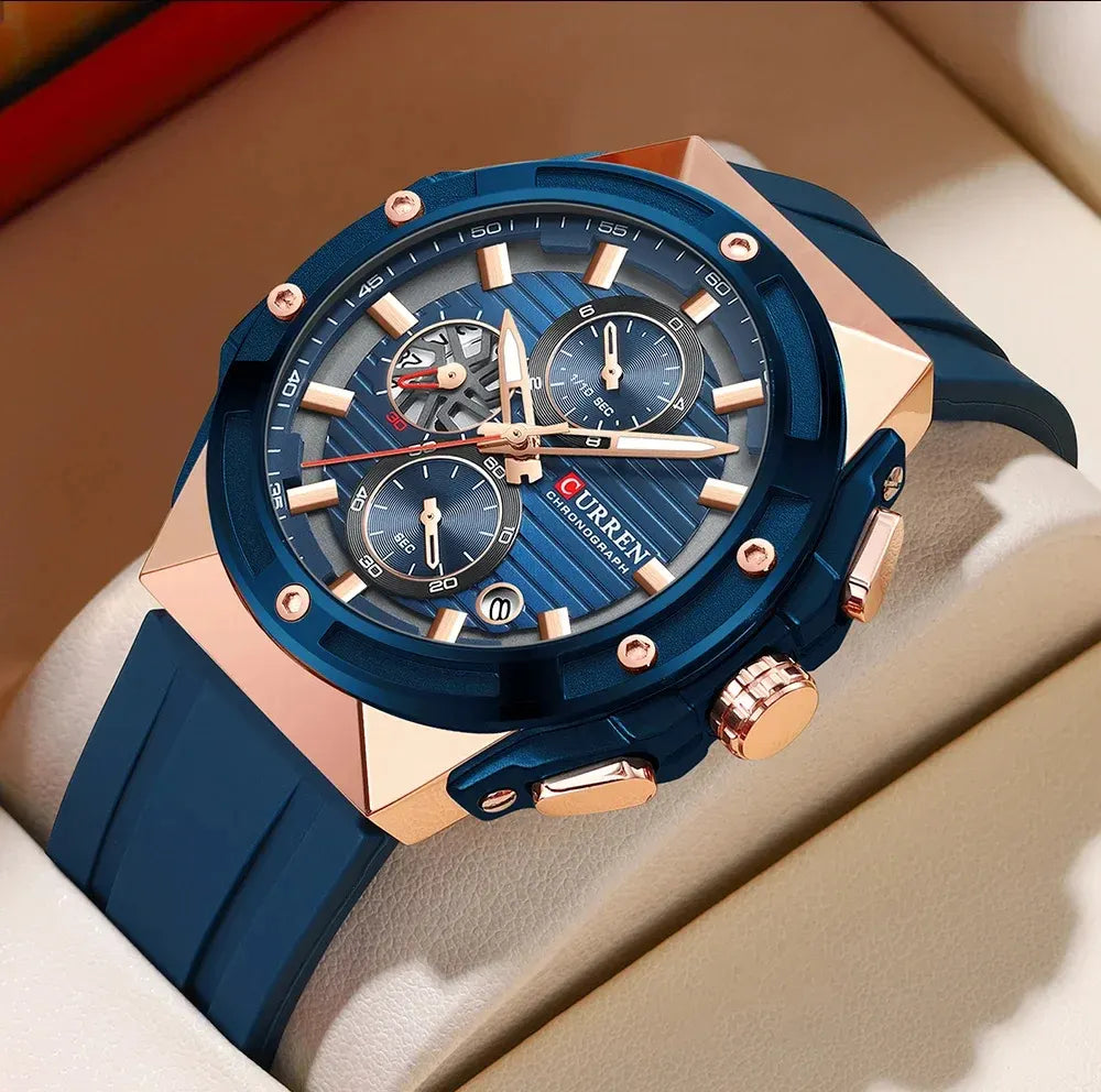 Relógio Cronógrafo Blue Pulse