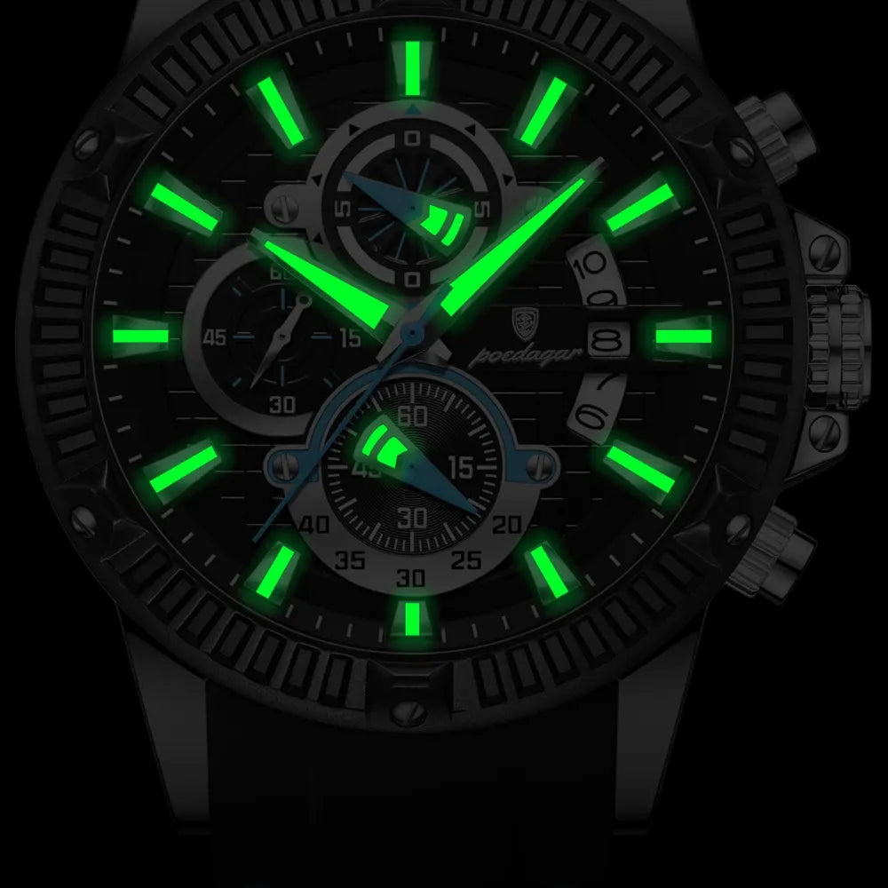 Relógio Cronógrafo Black/Blue Force